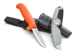Hultafors Dubbelhölster HVK & URA, hantverkarkniv & universalkniv
