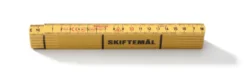 Hultafors Meterstock G 59 glasfiber gul 2m, mm/skiftemål