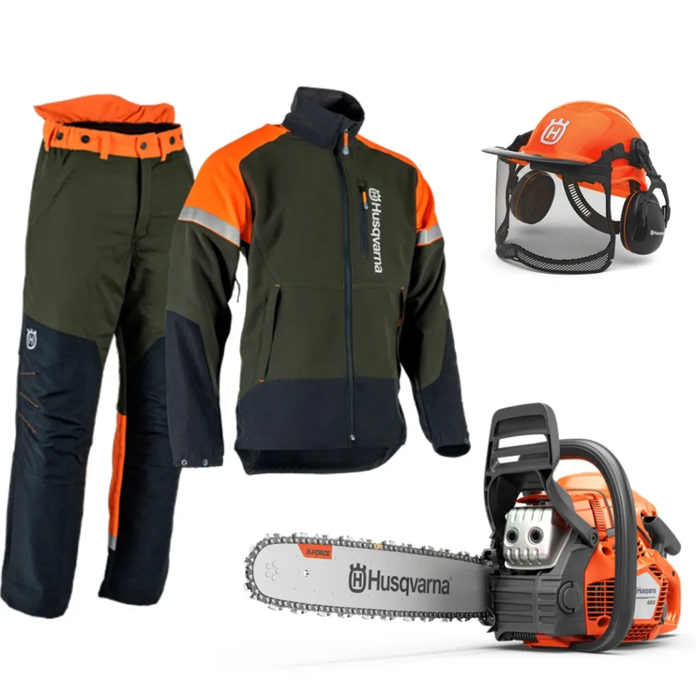 Husqvarna 445S TrioBrake Semiproffs-paket