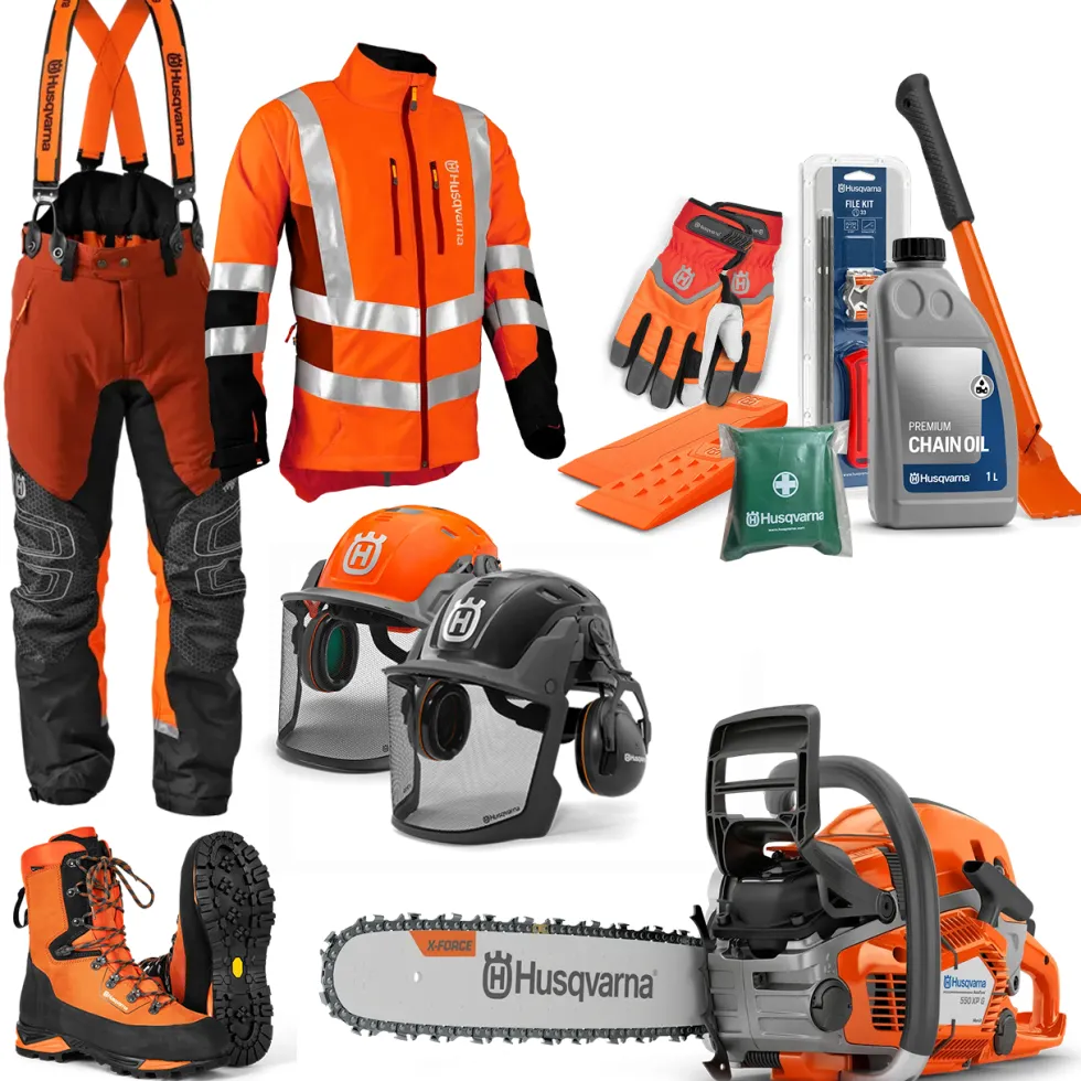 Husqvarna 550 XPG Premiumpaket Motorsågskörkort
