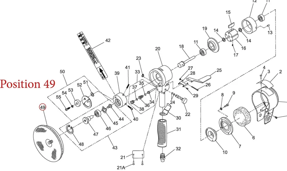Ingersoll Rand Slipplatta 311A-825-6