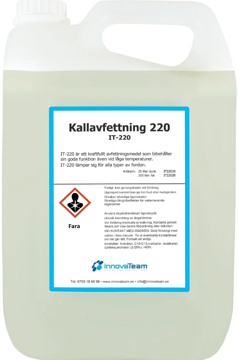 Innovateam Kallavfettning 220 5L