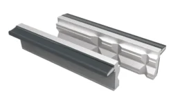 Irimo Skyddsbackar aluminium med horisontella och vertikala spår, par
