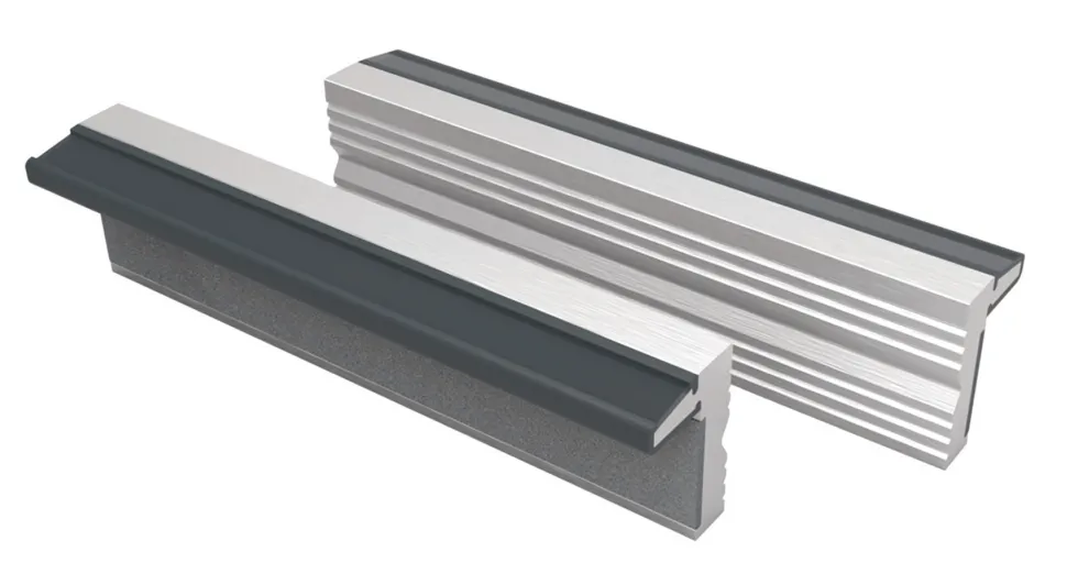 Irimo Skyddsbackar aluminium med horisontella spår, par