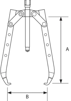 Jötek Avdragare 10 Ton Kort 2/3-Arm