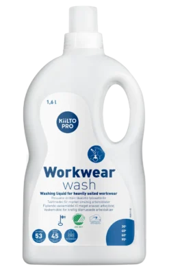 Kiilto Pro Workwear Wash Tvättmedel, 1,6 L