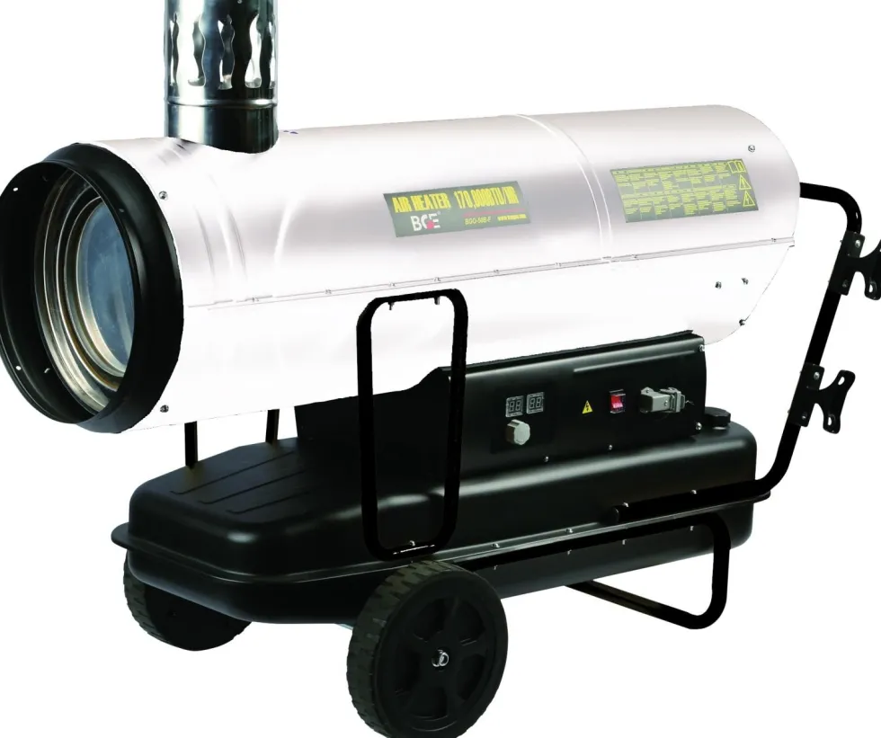 Kinlux 50Kw Dieselkanon med skorsten