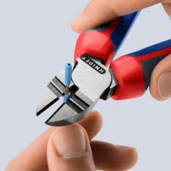 Knipex afisolerings-skævbider, sort atramenteret 160 mm