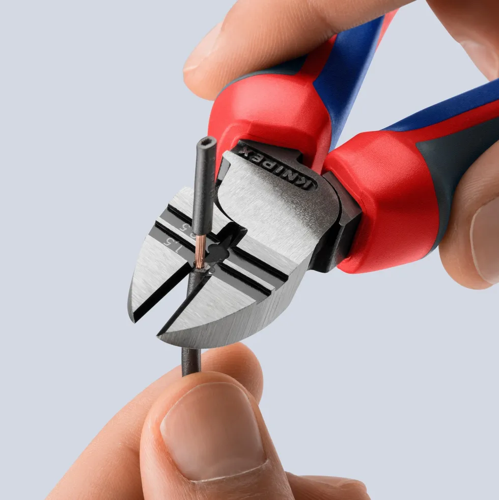 Knipex afisolerings-skævbider, sort atramenteret 160 mm
