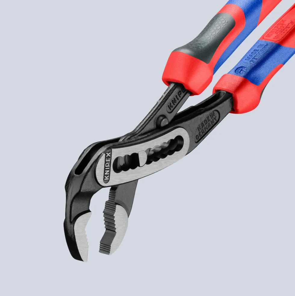 Knipex Alligator vandpumpetang med flerkomponent greb, sort atramenteret