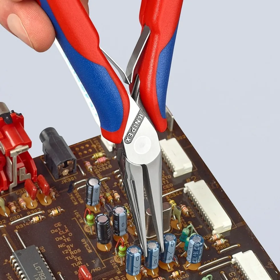Knipex Elektroniktång 3562145 145mm, flata, runda, långa käftar, slät gripyta