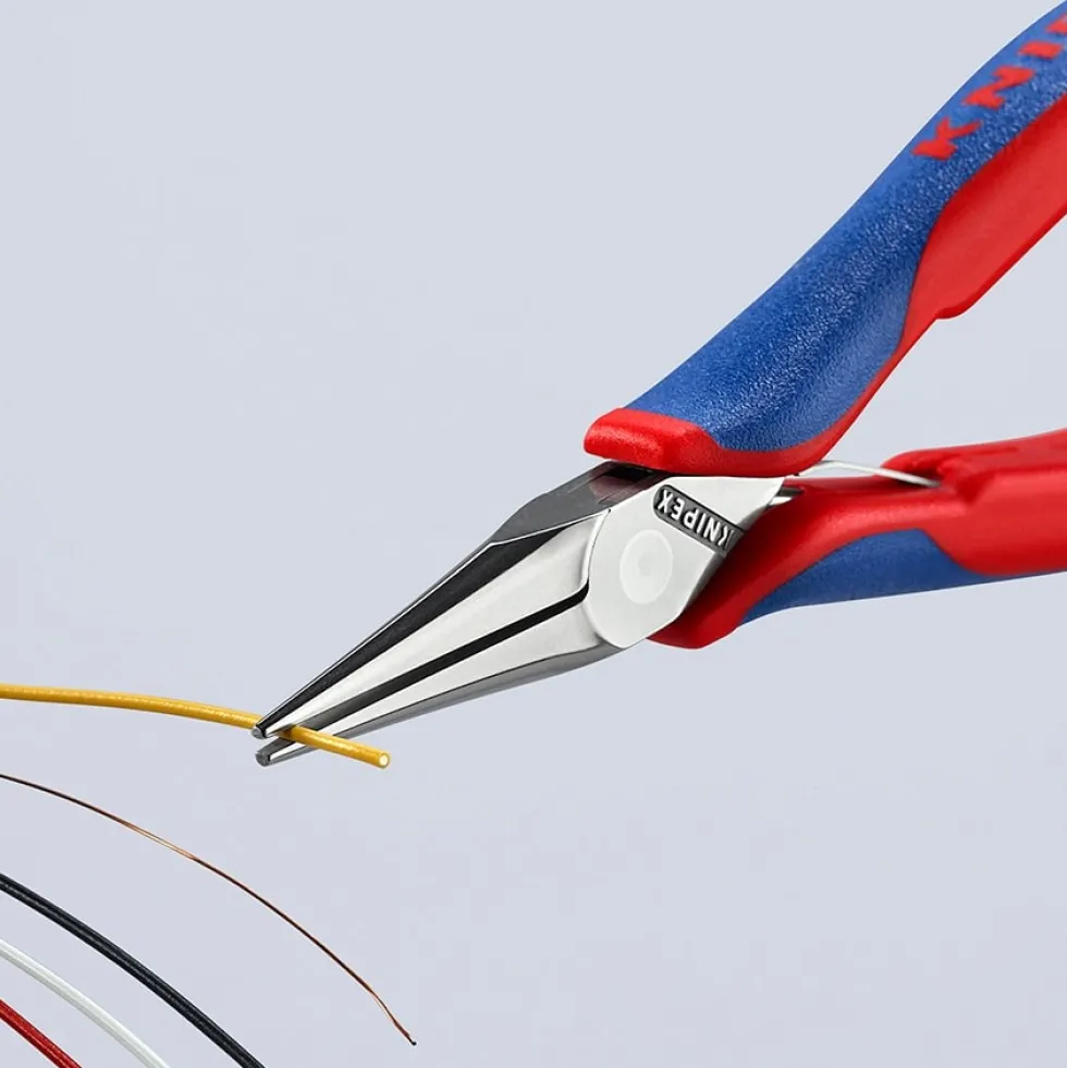 Knipex Elektroniktång 3562145 145mm, flata, runda, långa käftar, slät gripyta