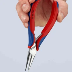 Knipex Elektroniktång 3562145 145mm, flata, runda, långa käftar, slät gripyta