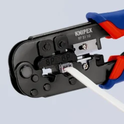 Knipex Presstång 975110 190mm, för Westernkontakt 6+8-polig