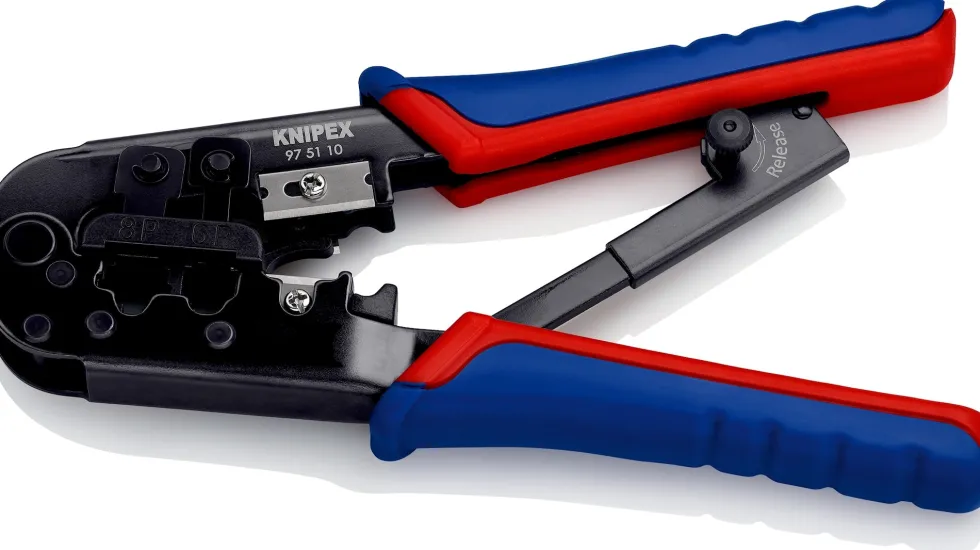 Knipex Presstång 975110 190mm, för Westernkontakt 6+8-polig