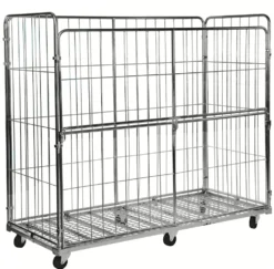 Kongamek Elförzinkad Rullcontainer 4 sidor