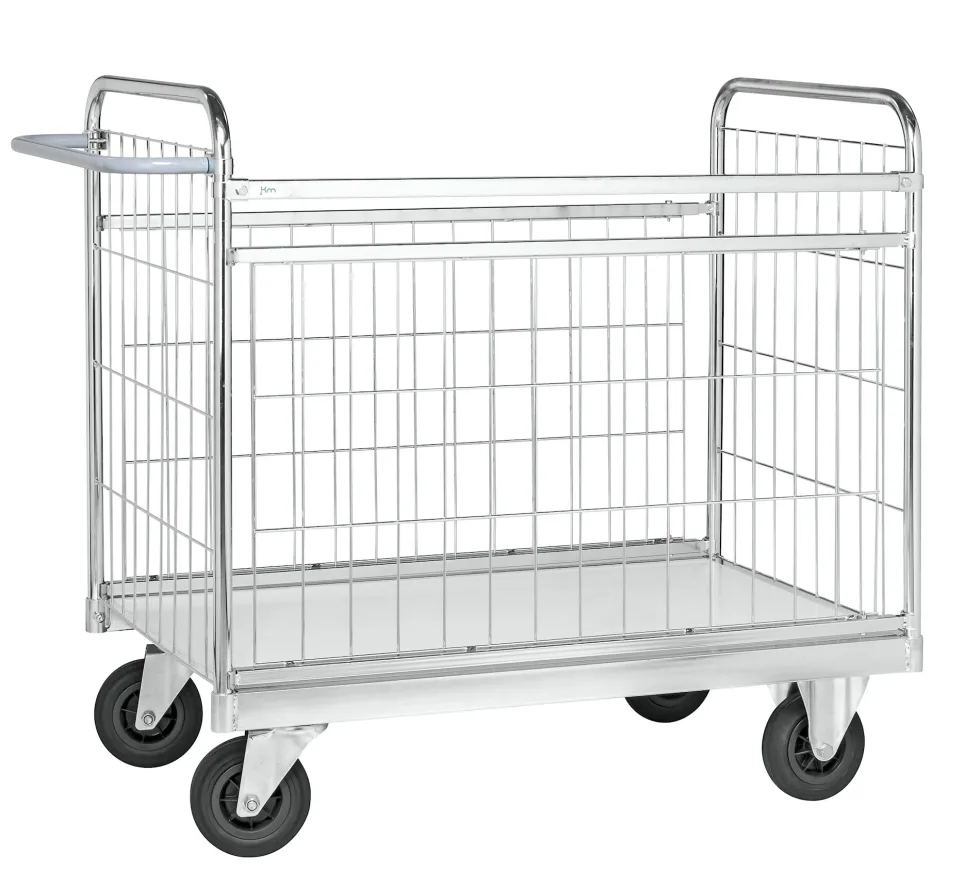 Kongamek 140 x 60 cm Elförzinkad Paketvagn