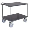 Kongamek 120 x 80 cm Mörkgrå Bordsvagn