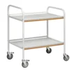 Kongamek 70 x 48 cm Vit Serveringsvagn