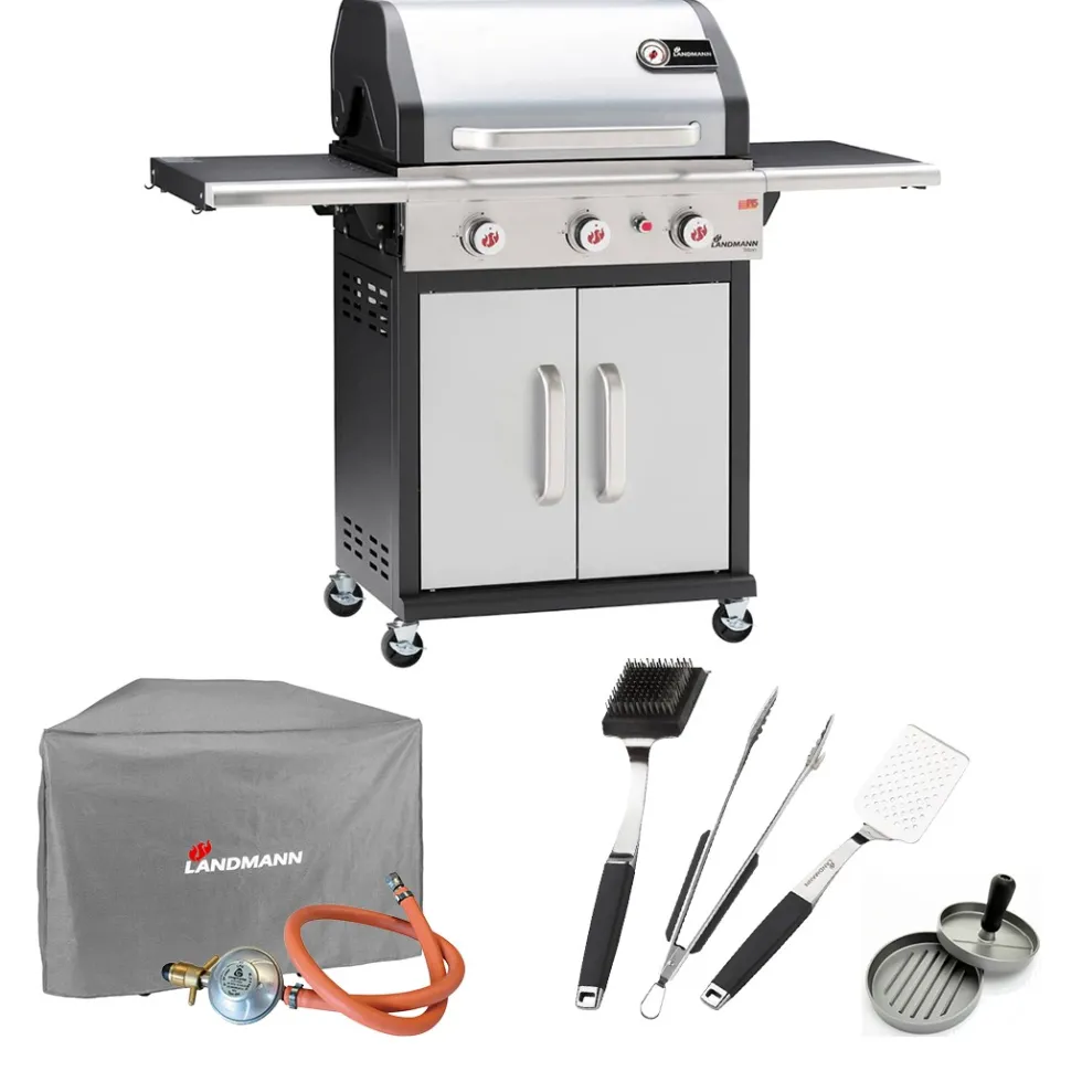 Landmann Triton flexX PTS 3.0 Stainless Steel Startpaket