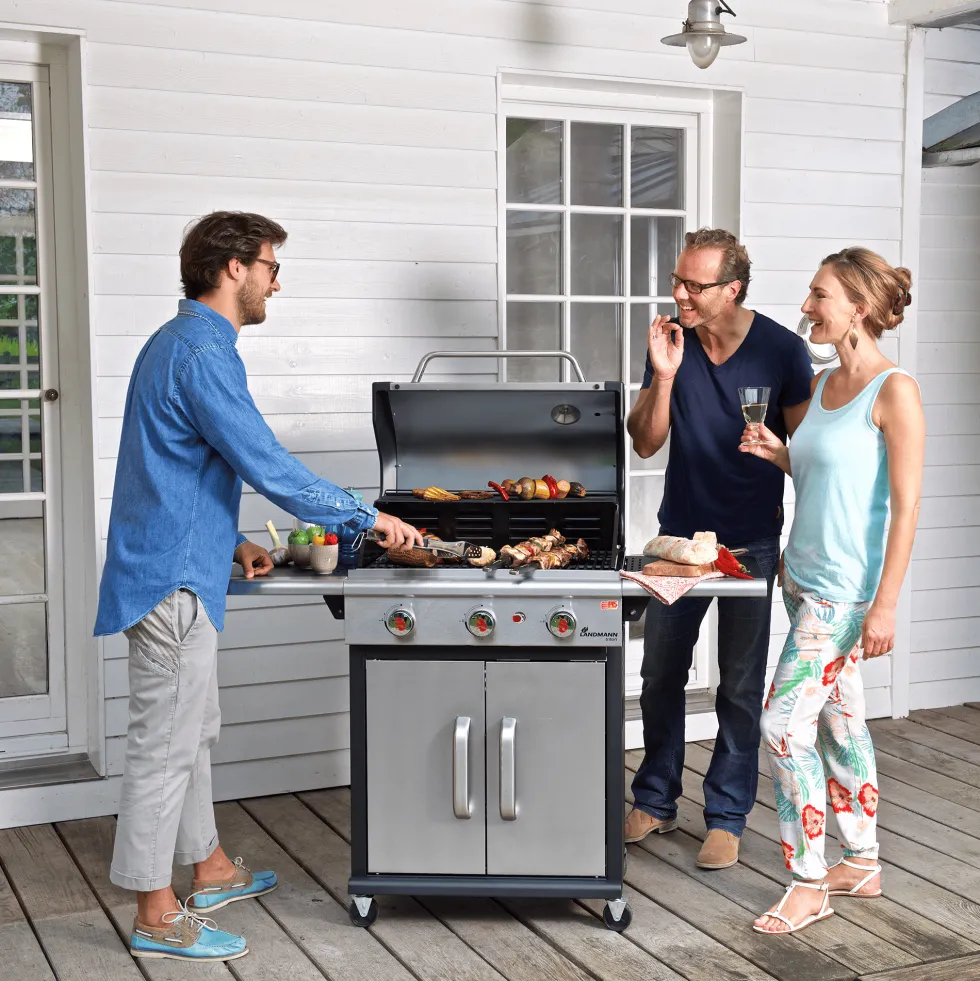 Landmann Triton flexX PTS 3.0 Stainless Steel Gasolgrill