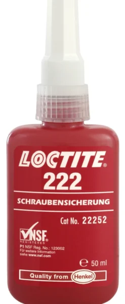 Loctite Gänglåsning 222 50 ml Flaska