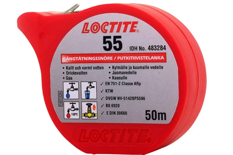Loctite Gängtätningstråd 55 50m