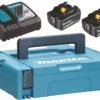 Makita Batteri & laddare 18V 2st 6 Ah BL1860B + laddare DC18RC i i MAKPAC