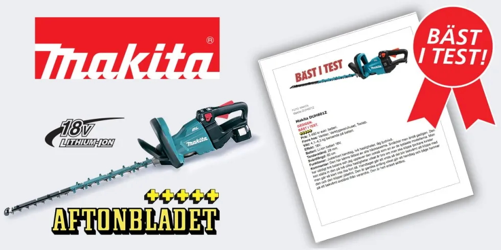 Makita Häcksax DUH601Z 18V utan batteri & laddare