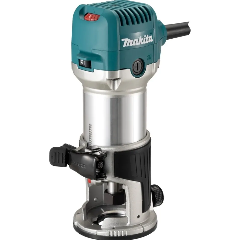 Makita Kantfräs RT0702CX2J 710W 6-8mm tillbehör i MAKPAC