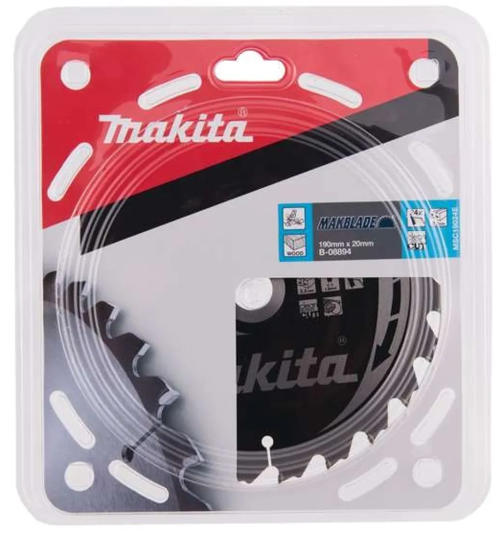Makita Sågklinga 190x20mm 24T Trä