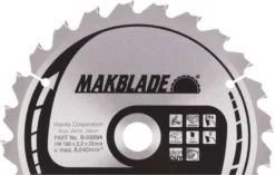 Makita Sågklinga 190x20mm 24T Trä