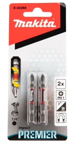 Makita Skruvbits E-03268 Impact Premier PH 50mm 2-pack