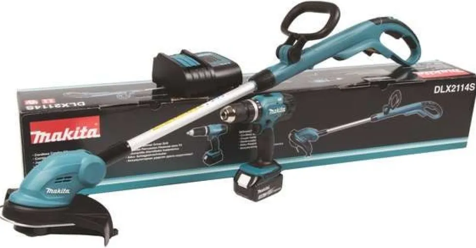 Makita Verktygssats DLX2114S 18V 2st maskiner 1st 3 Ah batteri & laddare