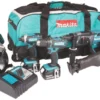 Makita Verktygssats DLX6038T 18V 6st maskiner 3st 5 Ah BL