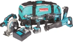 Makita Verktygssats DLX6038T 18V 6st maskiner 3st 5 Ah BL