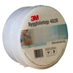 3M Byggfolietejp 4828 48mmx25m Transparent