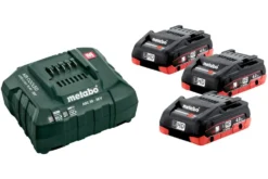 Metabo Batteri & laddare 18V 3x4,0 Ah LiHD + ASC 30-36 V