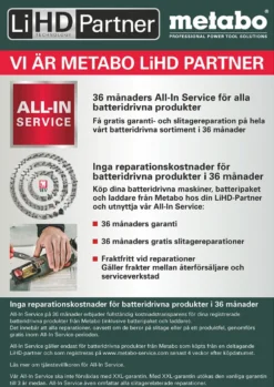 Metabo Dammsugare AS 18 L PC utan batteri & laddare