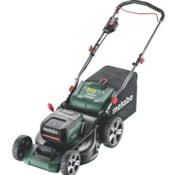 Metabo Gräsklippare RM 36-18 LTX BL 46 18V med 2st 5,2Ah batterier & laddare ASC 145 Duo