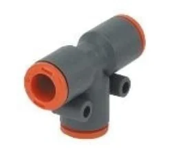 Metal Work Pneumatic Instickskoppling komposit T-koppling för 6x8mm