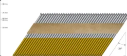 MFT Maskinspik 34° FZV VGKCC 2000-pack, rakbandad