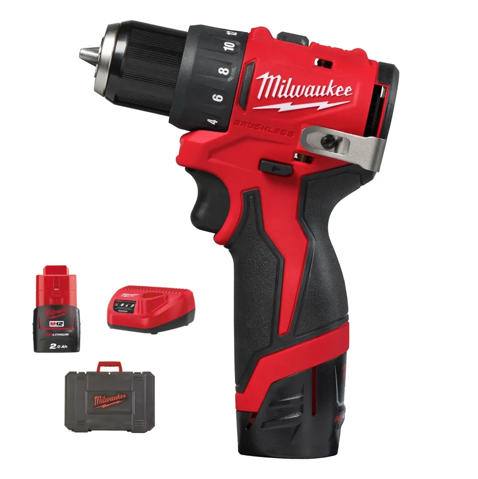 Milwaukee Borrskruvdragare M12 BLDRC-202C