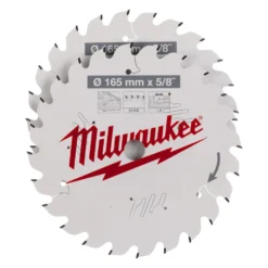 Milwaukee Cir.Sågkli W165X24T+24T 5/8 2P