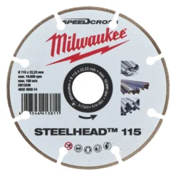 Milwaukee Diamantskiva Dh Steel Head 115