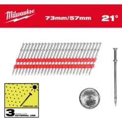 Milwaukee Duplexspik 20° 73/57Mm 2000P