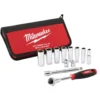 Milwaukee Hylsnyckelsats 3/8" 12Del