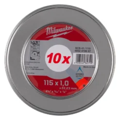 Milwaukee Kapskiva Scs41/115X1 Tb 10P