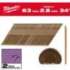 Milwaukee Maskinspik 34°63/Rs/G/C2 2200P