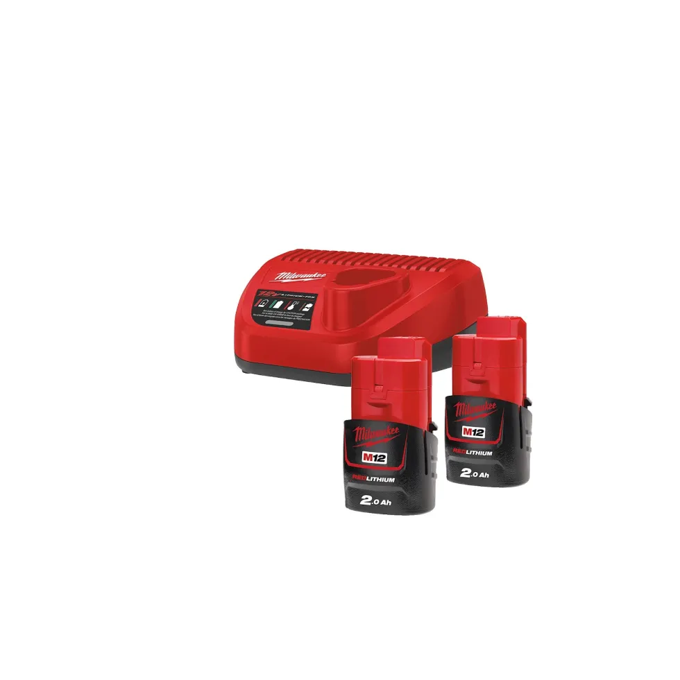 Milwaukee M12 NRG-202 M12 Batterikit